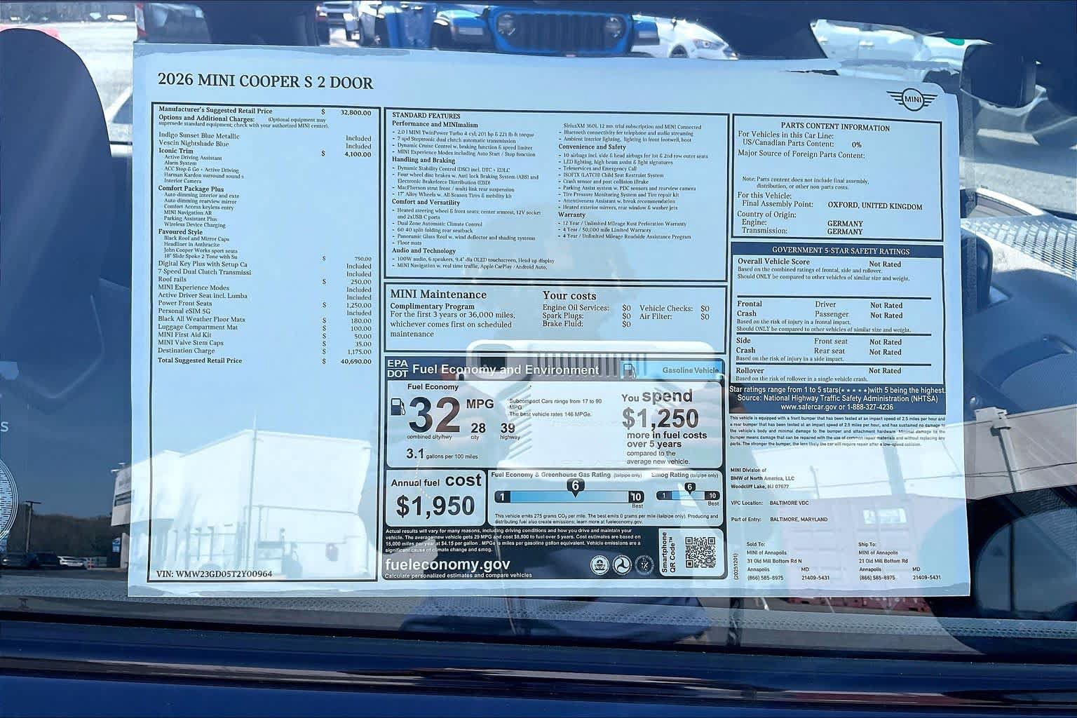 New 2026 MINI Cooper S FWD image 19