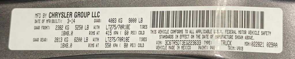Used 2014 RAM 2500 SLT image 50