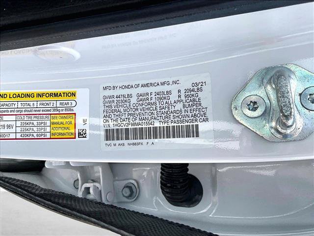 Used 2021 Honda Accord Touring image 30