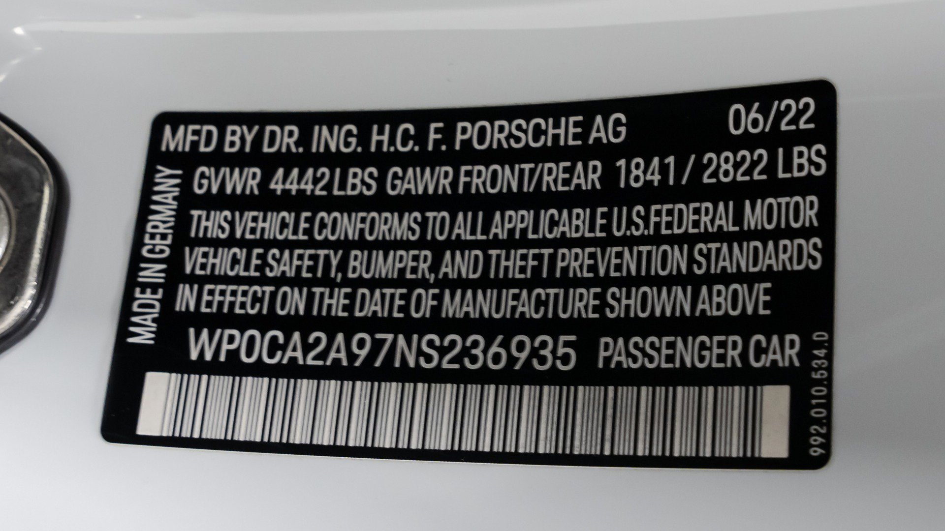 Used 2022 Porsche 911 Carrera image 94