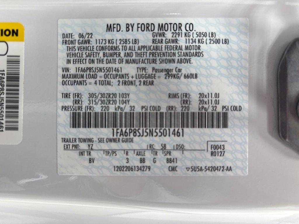 Used 2022 Ford Mustang Shelby GT500 w/ Technology Package image 21