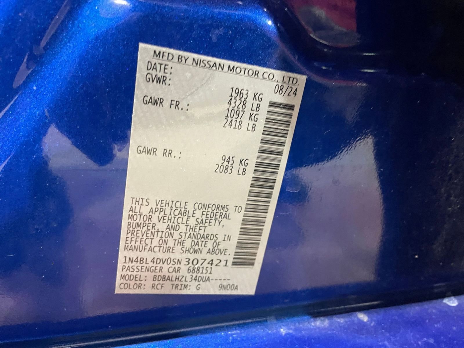 Used 2025 Nissan Altima 2.5 SV FWD image 28