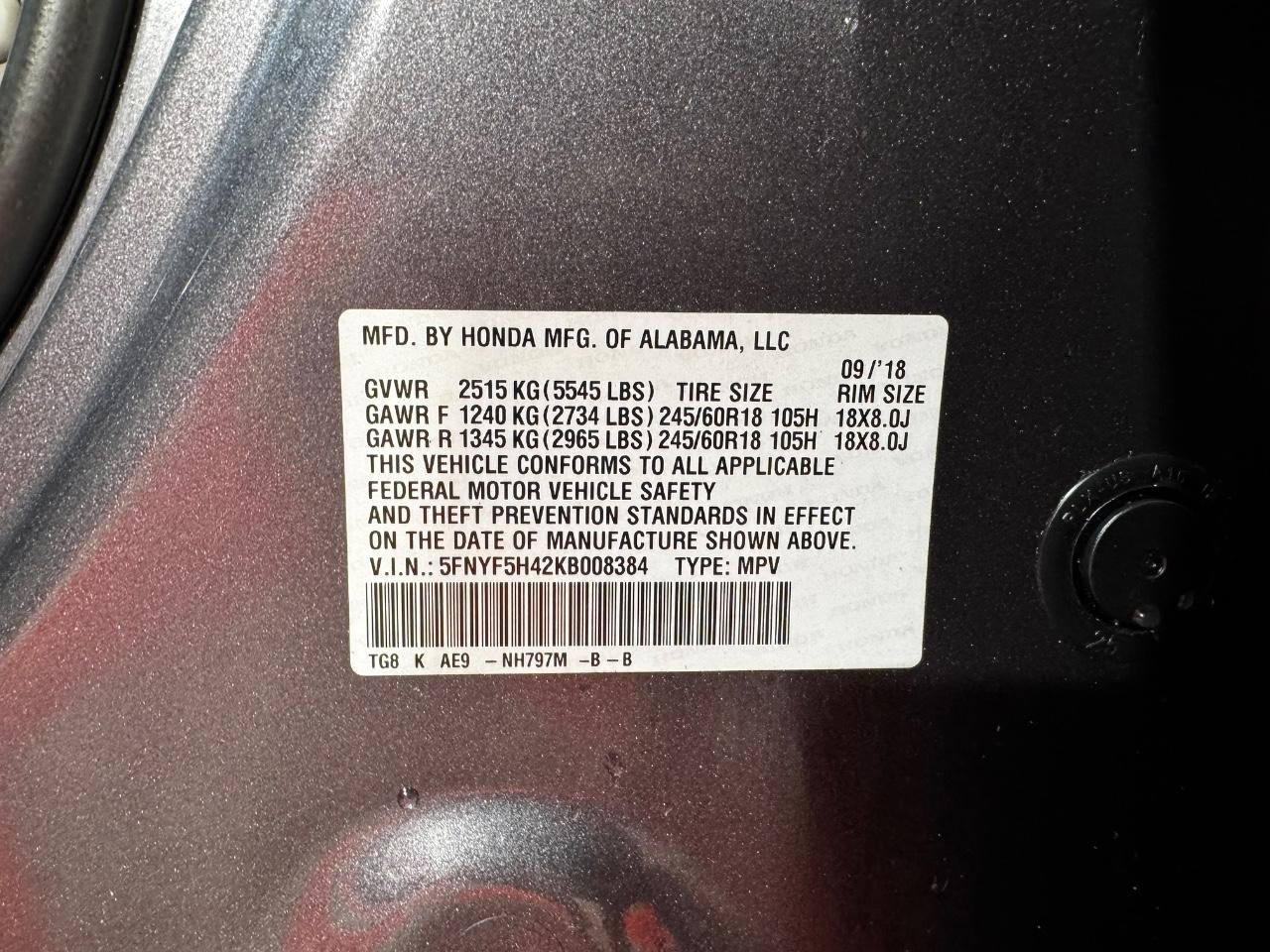 Used 2019 Honda Pilot EX-L image 30