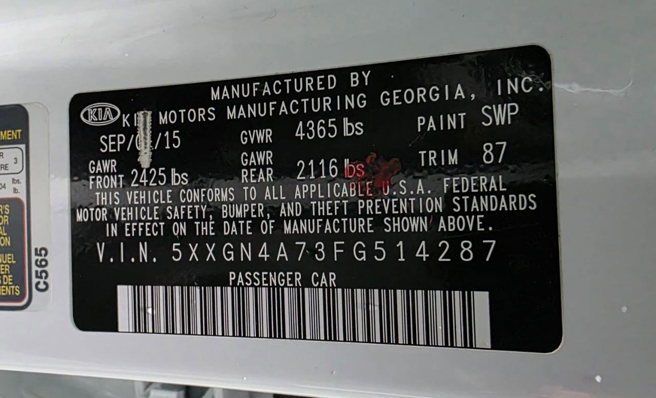 Used 2015 Kia Optima EX w/ EX Premium Package image 46