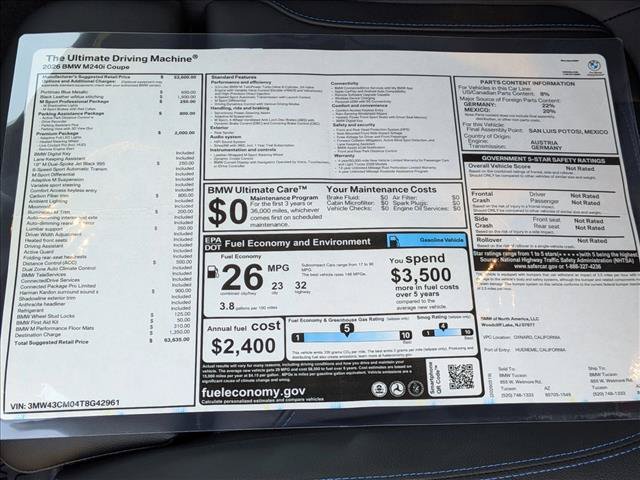 New 2026 BMW M240i Coupe w/ Premium Package RWD image 18