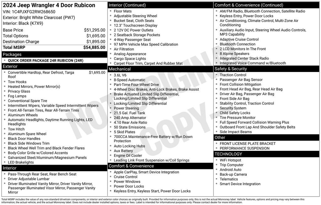 Used 2024 Jeep Wrangler Rubicon image 7