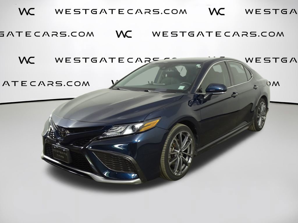 Used 2021 Toyota Camry XSE FWD image 1