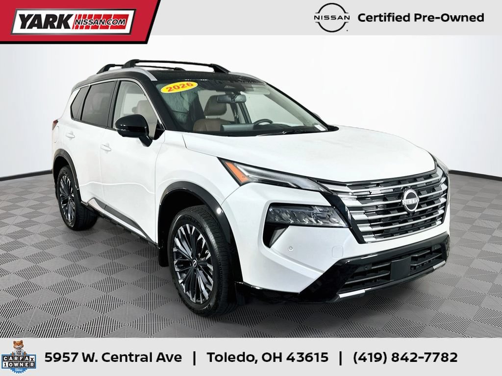 Certified 2026 Nissan Rogue Platinum w/ Platinum Premium Package AWD/4WD 360° Tour