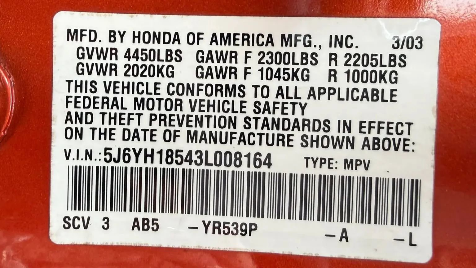 Used 2003 Honda Element EX image 31