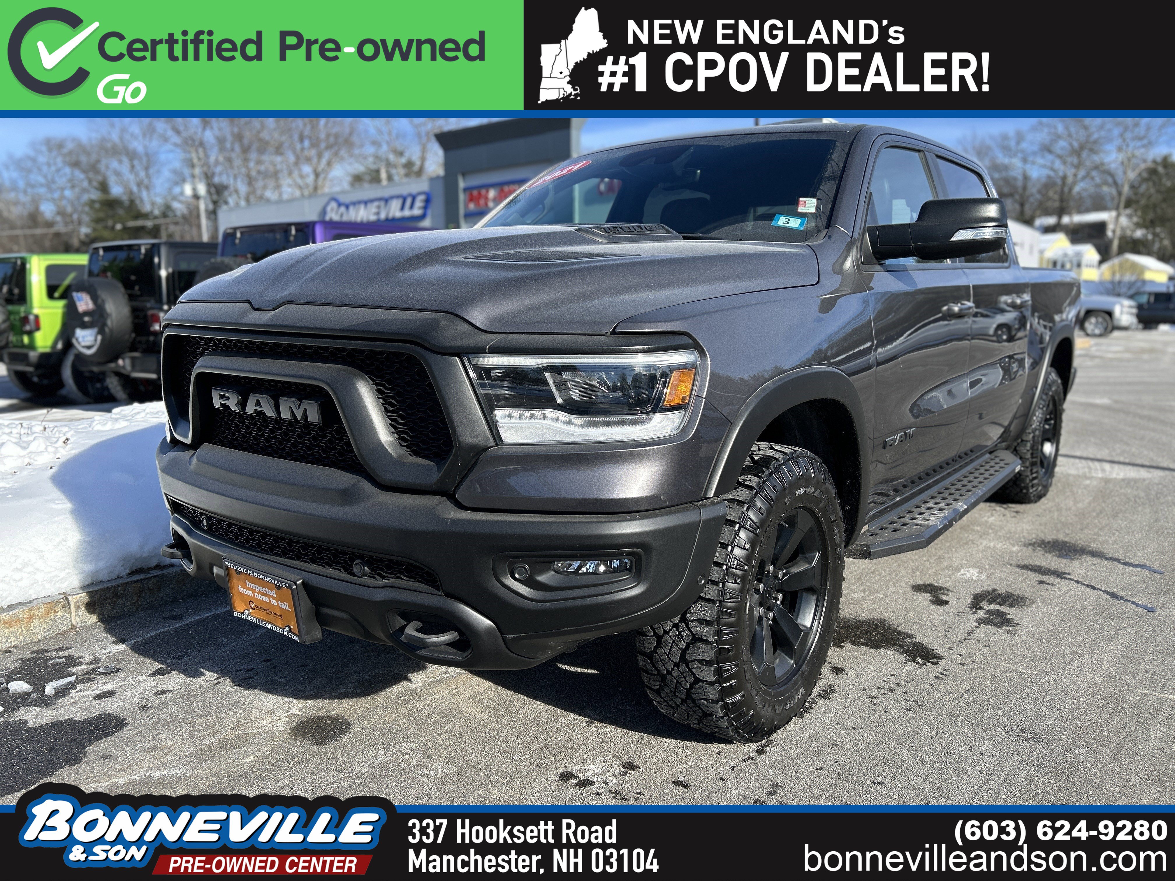 Used 2021 RAM 1500 Rebel w/ Rebel Level 2 Equipment Group AWD/4WD video 1