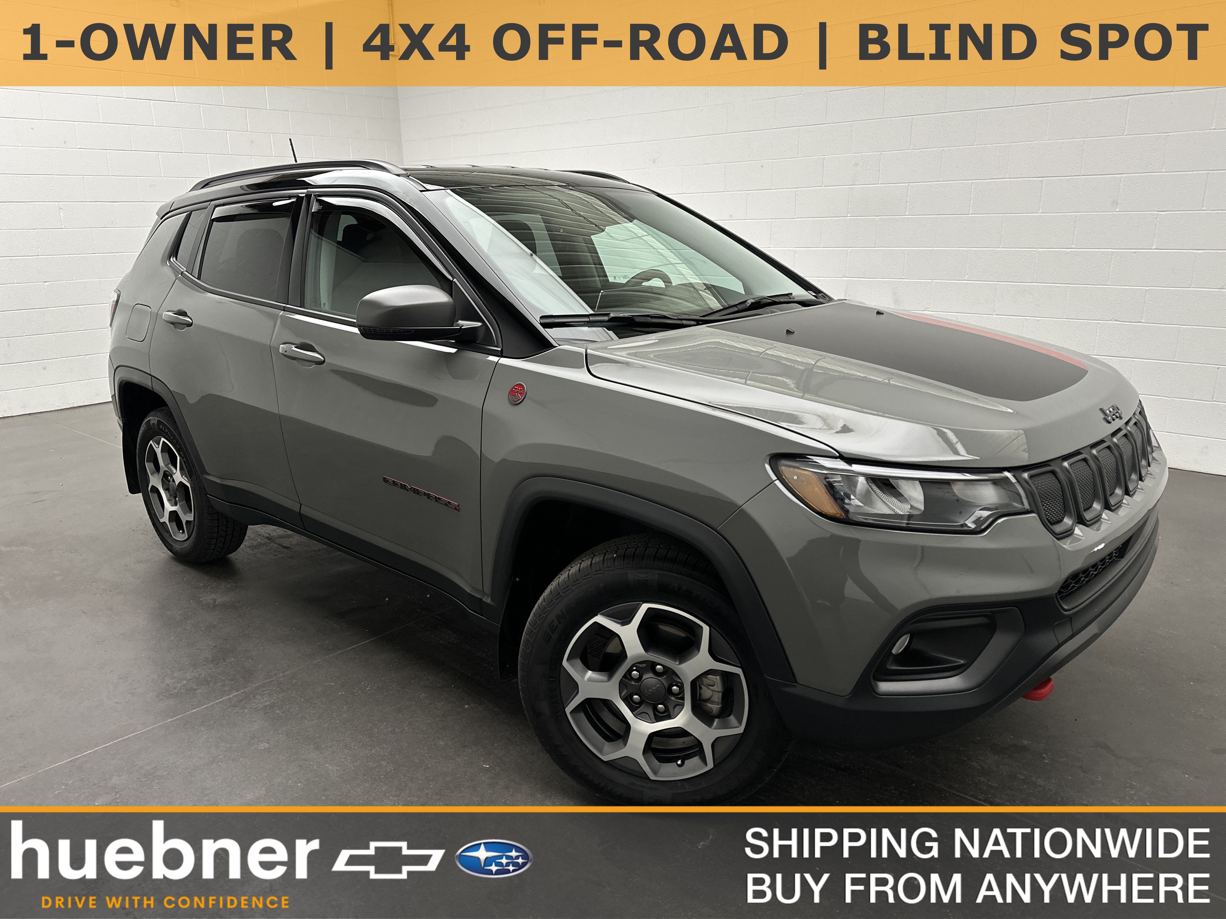 Used 2022 Jeep Compass Trailhawk AWD/4WD image 1