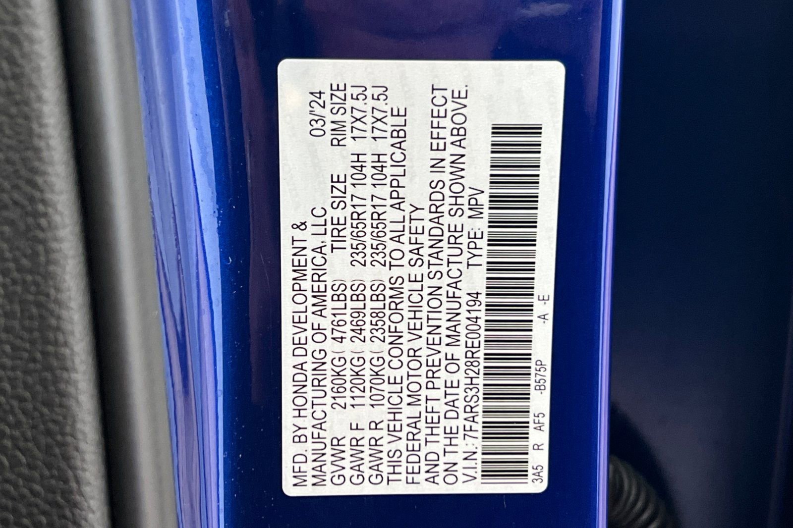 Used 2024 Honda CR-V LX image 28