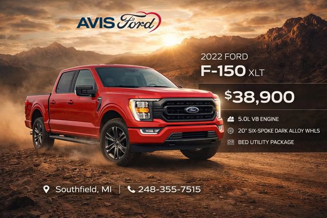Certified 2022 Ford F150 XLT w/ Equipment Group 302A High image 1