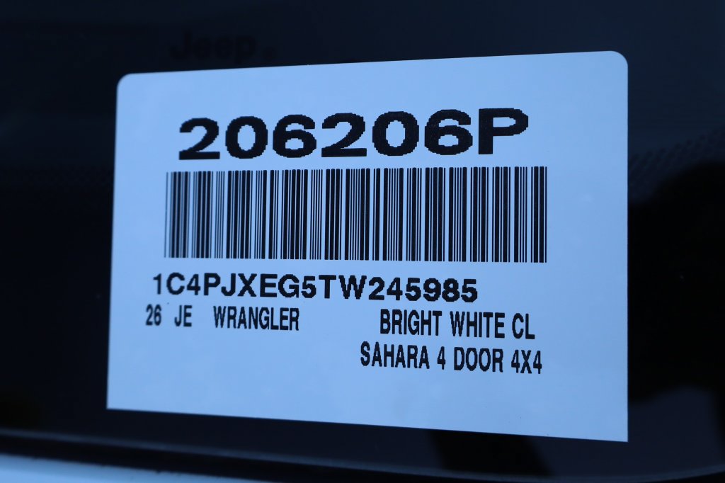 Certified 2026 Jeep Wrangler Unlimited Sahara AWD/4WD image 34