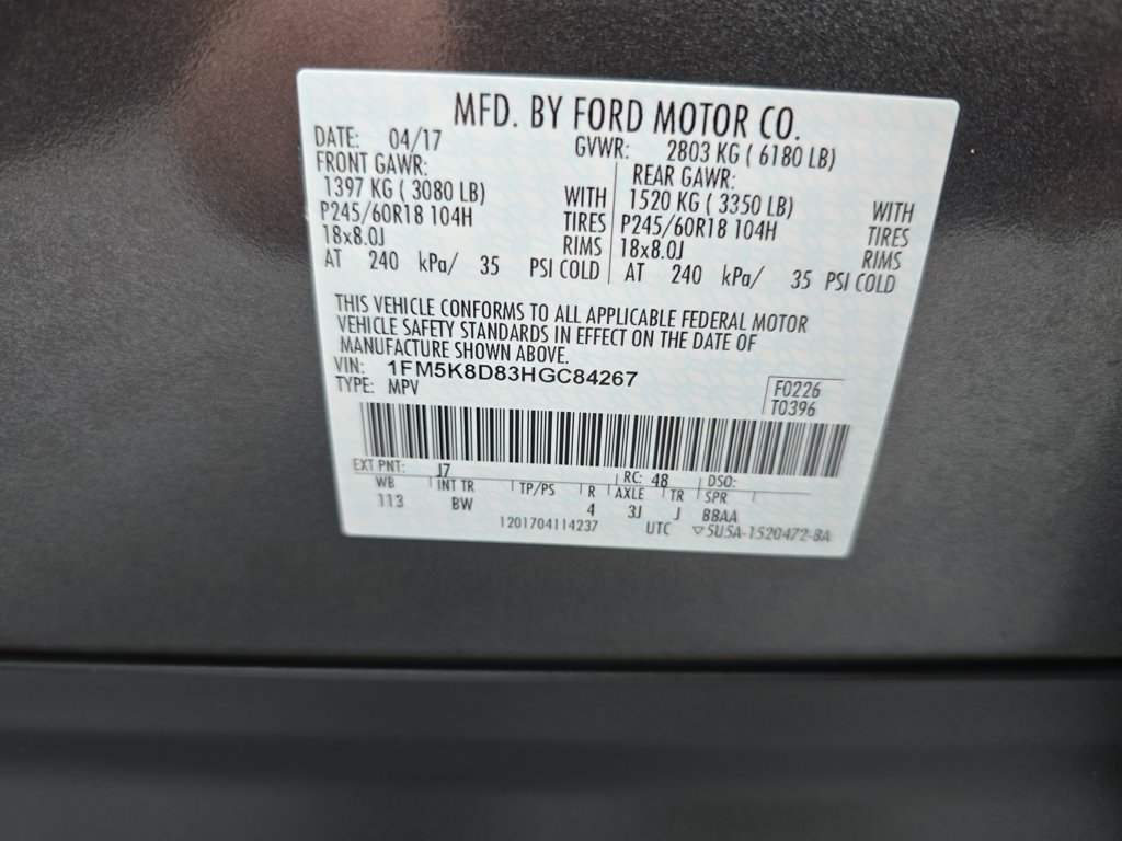 Used 2017 Ford Explorer XLT w/ Equipment Group 202A AWD/4WD image 36