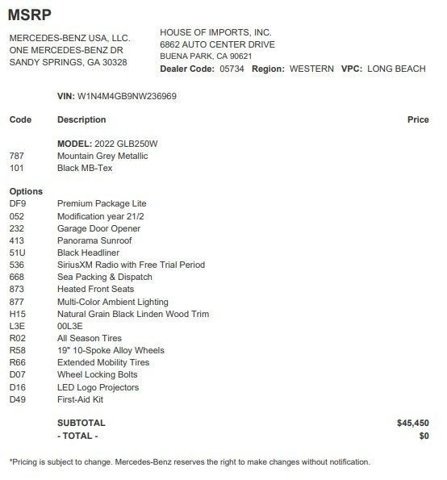Used 2022 Mercedes-Benz GLB 250 image 3