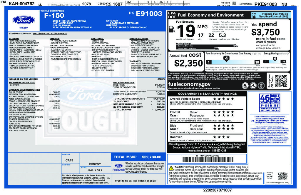 Used 2023 Ford F150 XL w/ STX Appearance Package AWD/4WD image 27