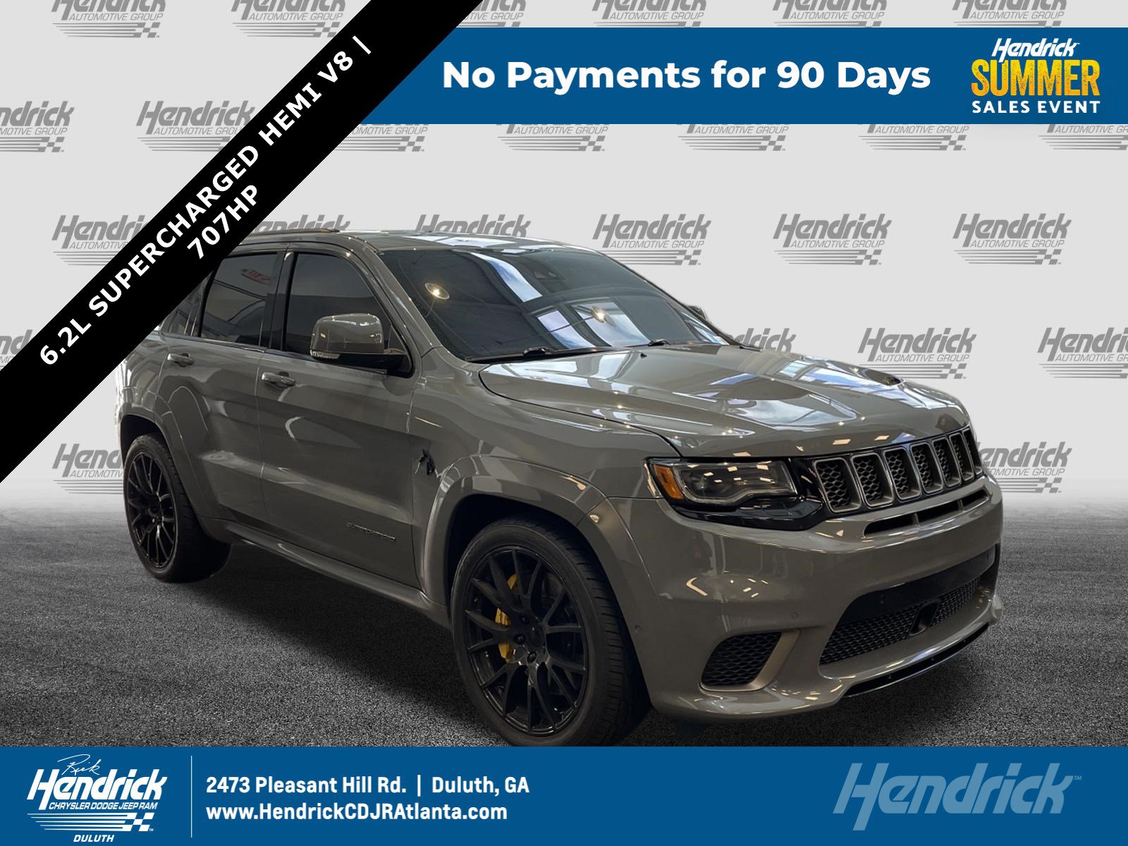 Used 2021 Jeep Grand Cherokee Trackhawk AWD/4WD image 1