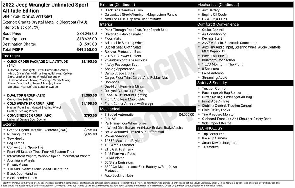 Used 2022 Jeep Wrangler Unlimited Sport video 3