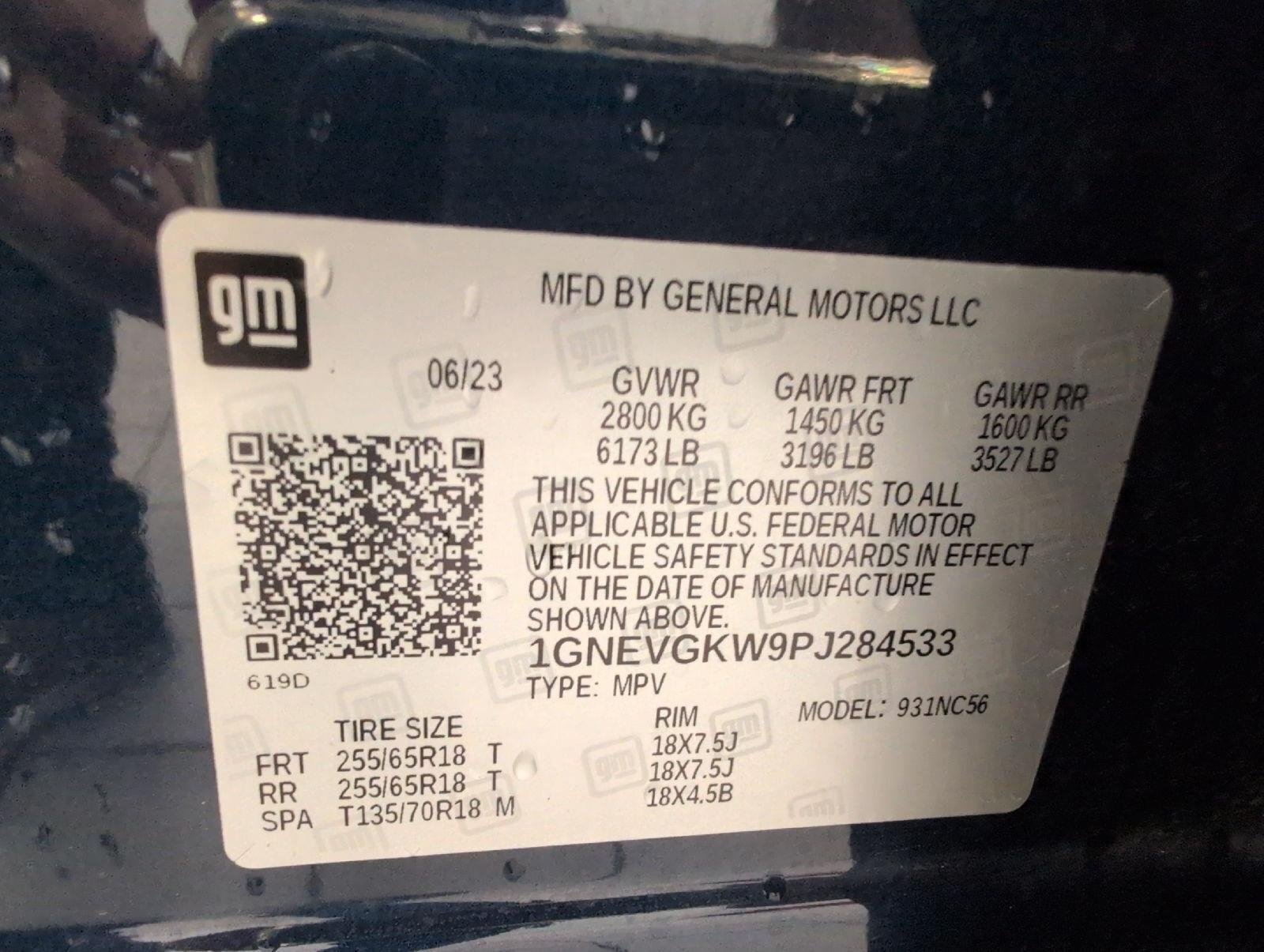 Used 2023 Chevrolet Traverse LT w/ LPO, Floor Liner Package AWD/4WD image 28