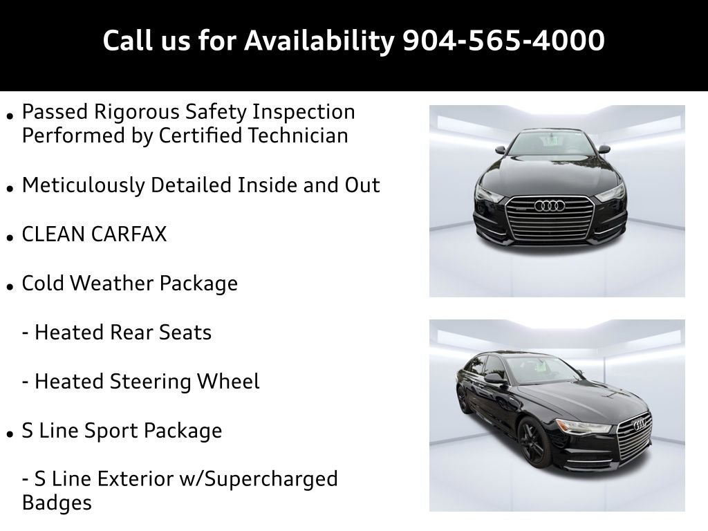 Used 2016 Audi A6 3.0T Premium Plus w/ S Line Sport Package AWD/4WD image 9