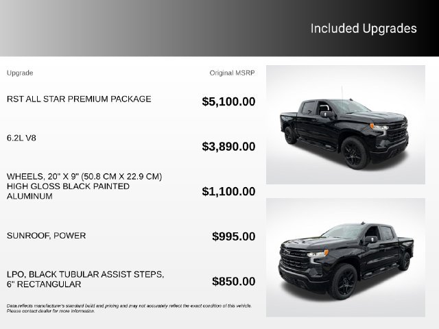 New 2026 Chevrolet Silverado 1500 RST w/ RST All Star Premium Package AWD/4WD image 5