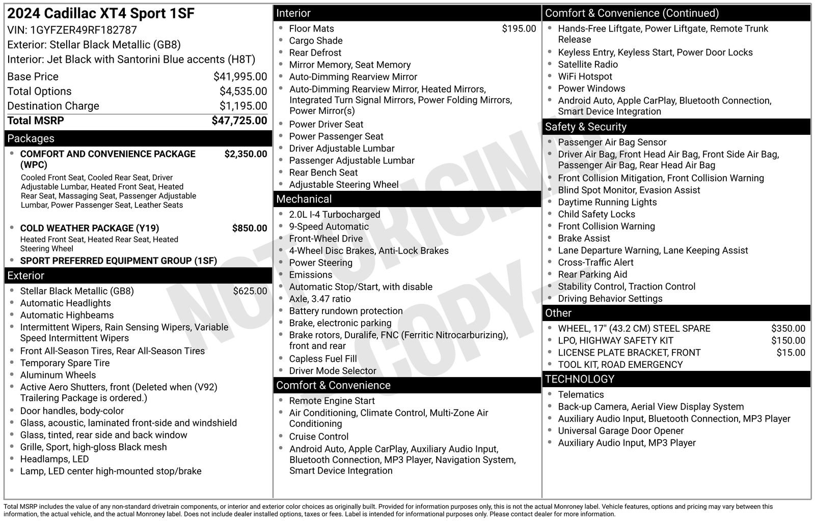 Used 2024 Cadillac XT4 Sport image 10