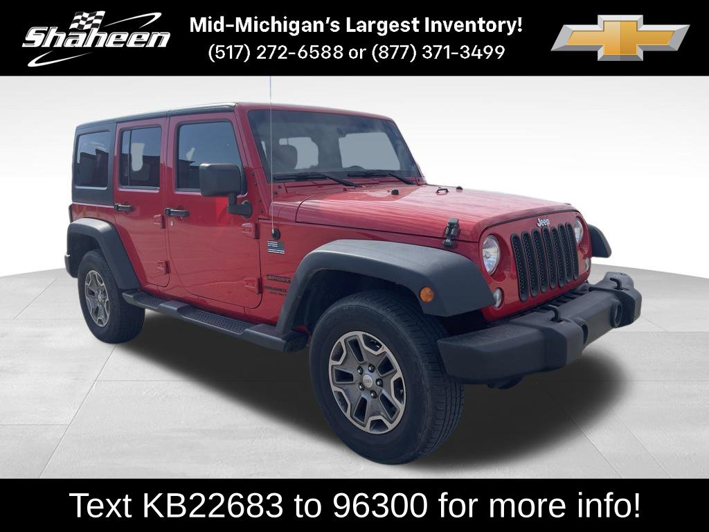Used 2015 Jeep Wrangler Unlimited Sport w/ Connectivity Group AWD/4WD 360° Tour