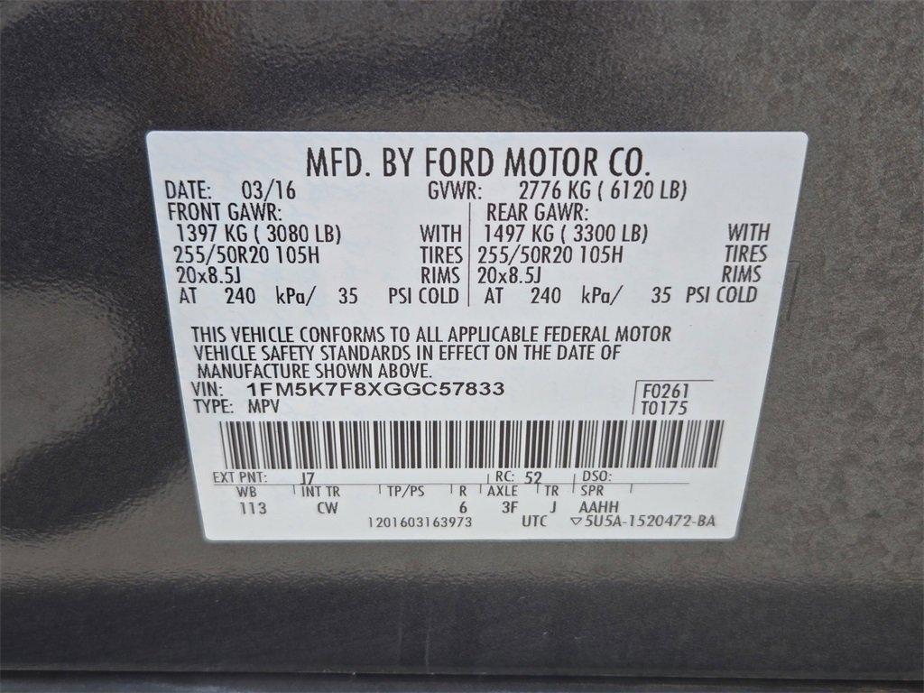 Used 2016 Ford Explorer Limited image 35