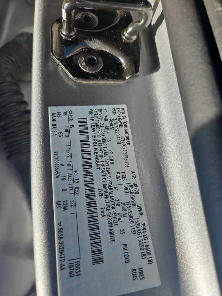 Used 2020 Ford F150 XL w/ Equipment Group 101A Mid AWD/4WD image 21