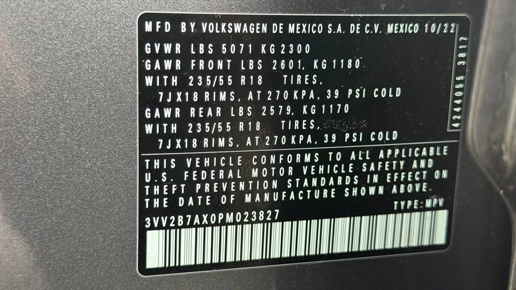 Used 2023 Volkswagen Tiguan SE image 22
