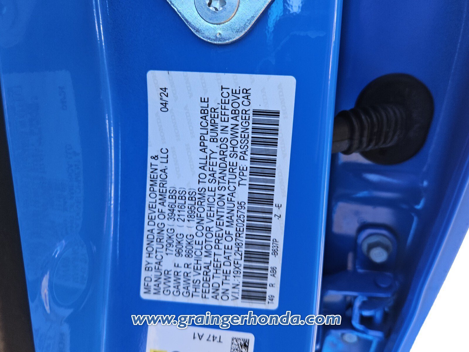 Certified 2024 Honda Civic Sport image 14