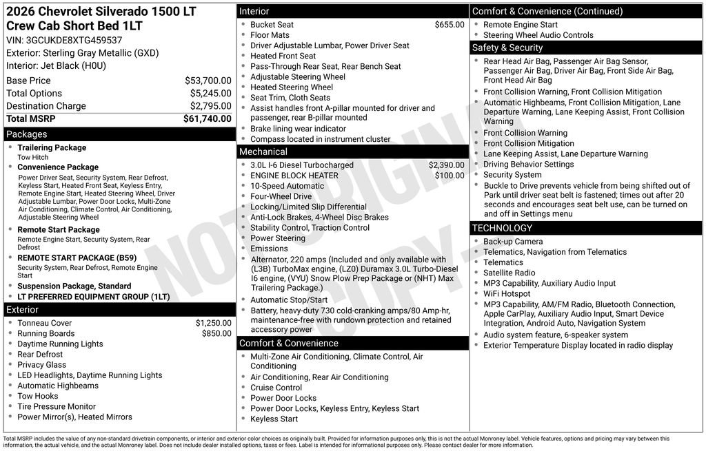 New 2026 Chevrolet Silverado 1500 LT AWD/4WD image 5
