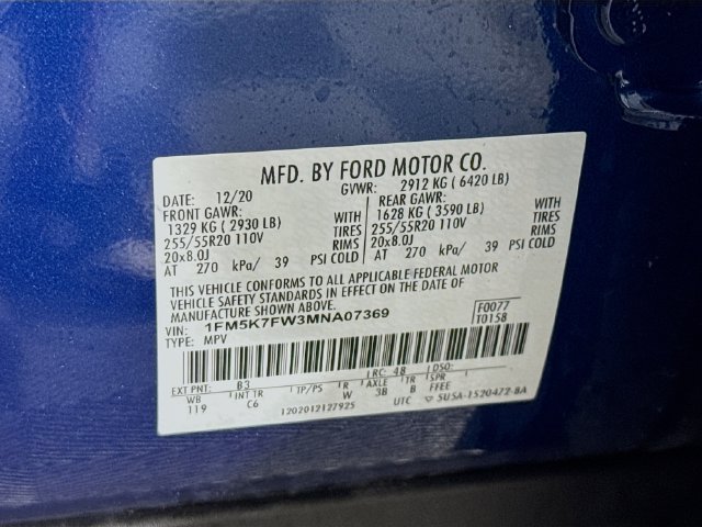 Used 2021 Ford Explorer Limited w/ Hybrid Equipment Group 310A RWD image 37