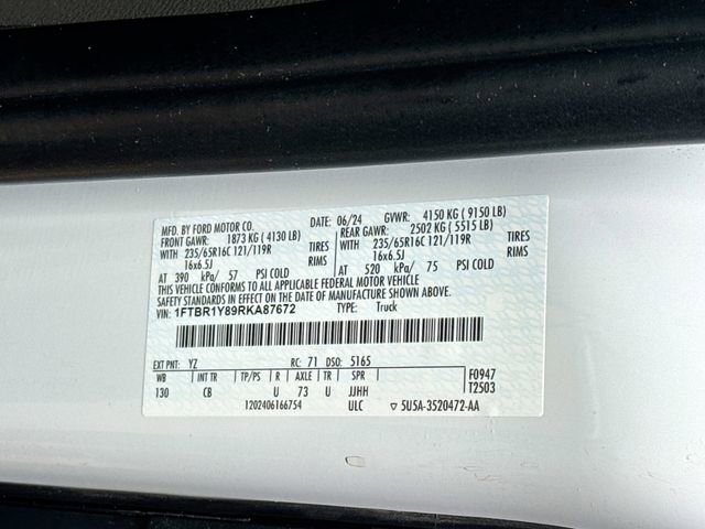 Certified 2024 Ford Transit 250 Low Roof w/ Exterior Upgrade Package RWD image 33