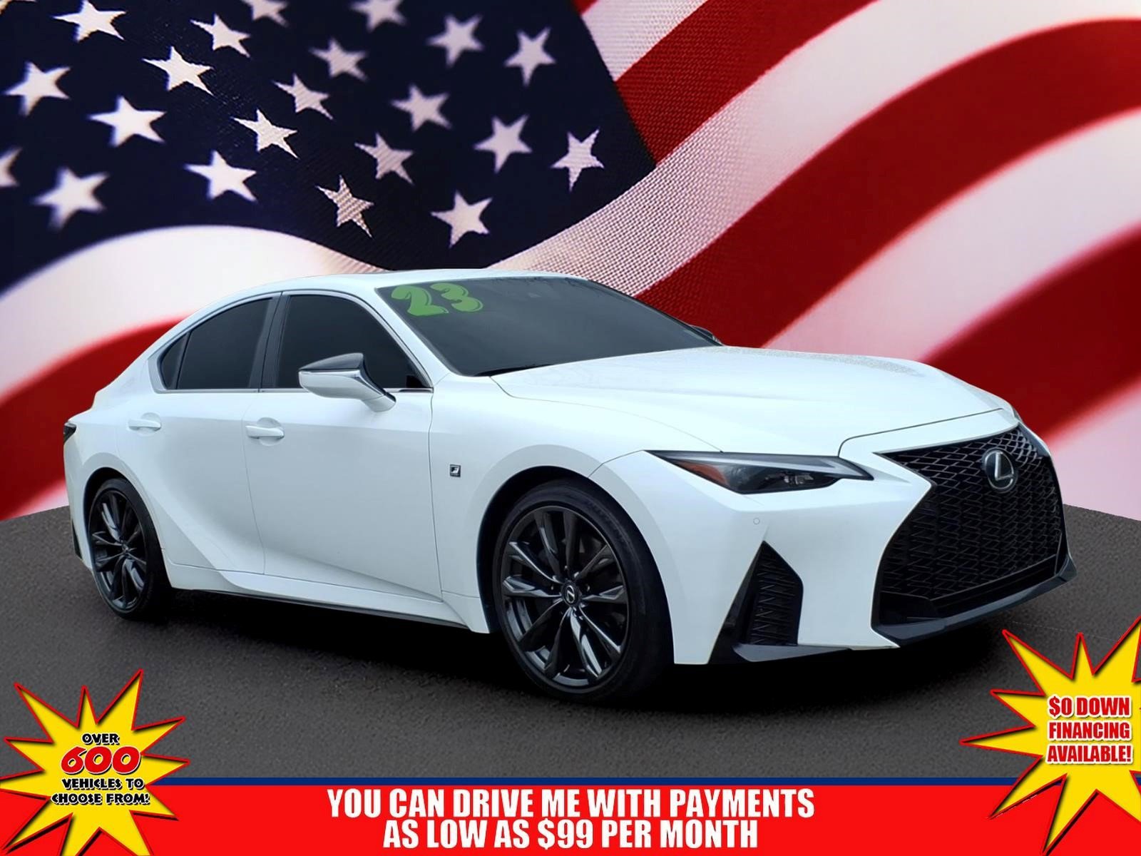 Certified 2023 Lexus IS 350 F Sport w/ Memory Package