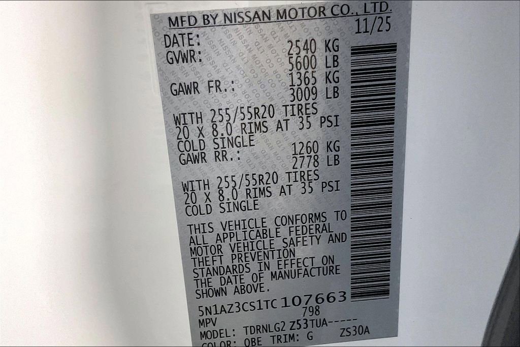 New 2026 Nissan Murano SL image 27