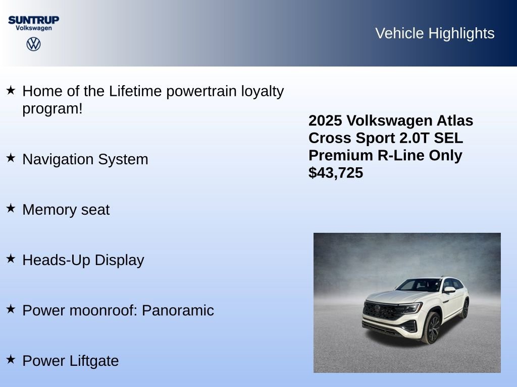 Used 2025 Volkswagen Atlas Cross Sport SEL Premium R-Line image 8