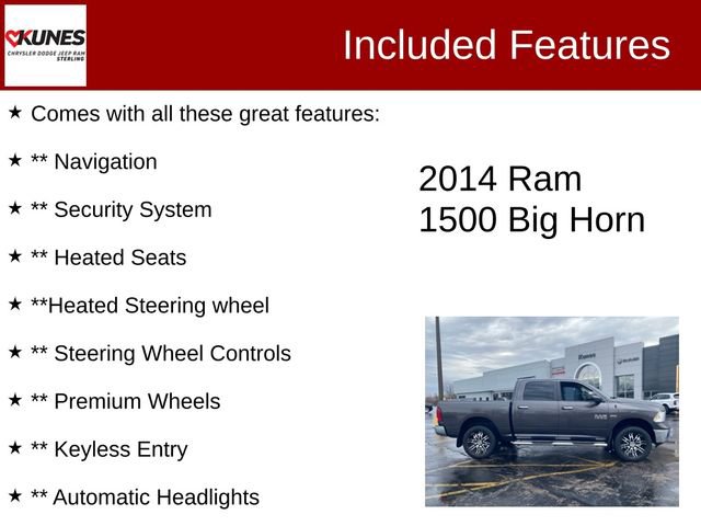 Used 2014 RAM 1500 Big Horn image 2