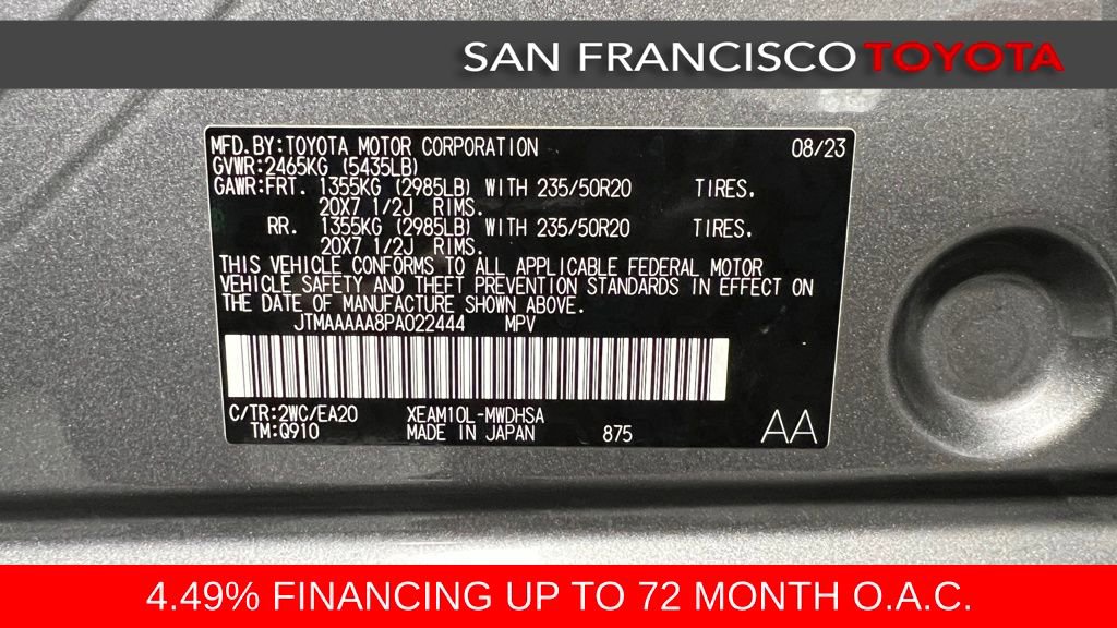 Certified 2023 Toyota bZ4X Limited image 45