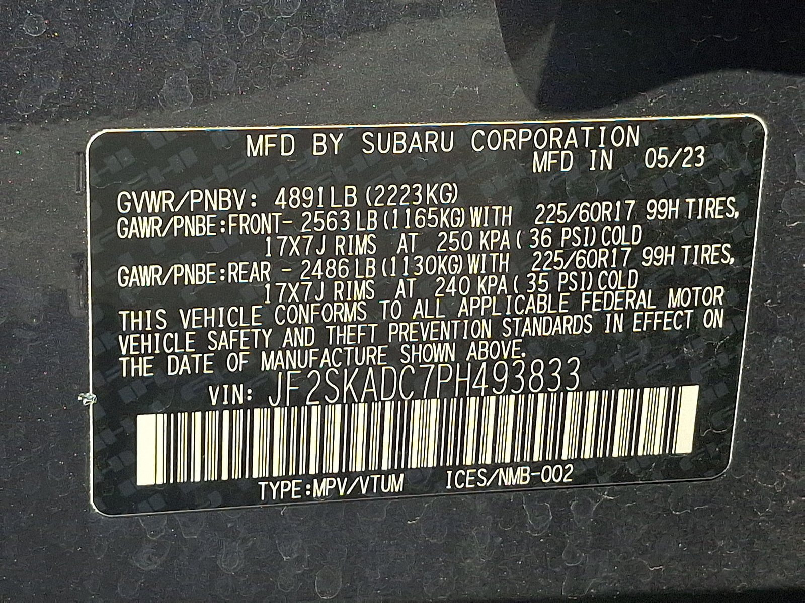 Certified 2023 Subaru Forester Premium AWD/4WD image 28