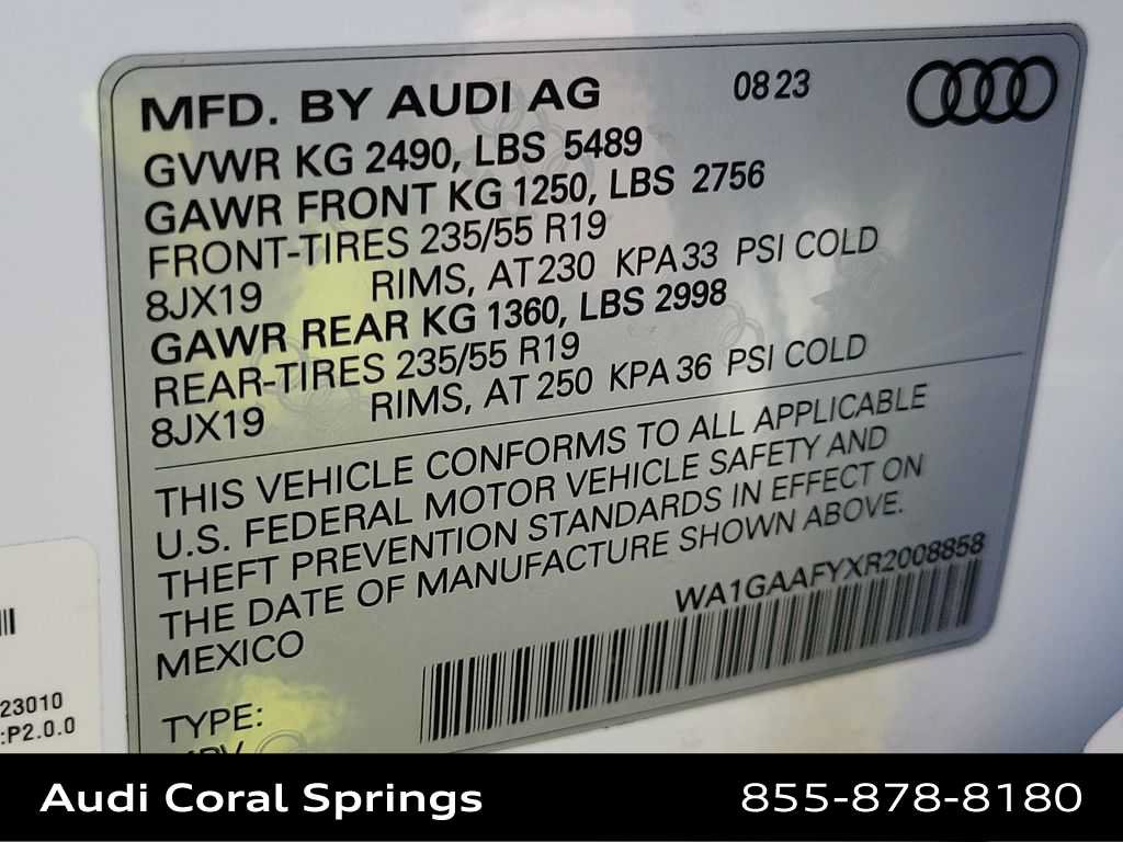 Certified 2024 Audi Q5 2.0T Premium w/ Convenience Package AWD/4WD image 29