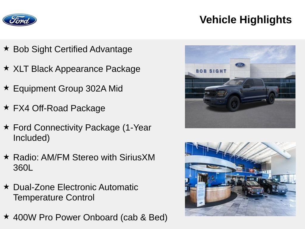 New 2026 Ford F150 XLT w/ Equipment Group 302A MID AWD/4WD image 2