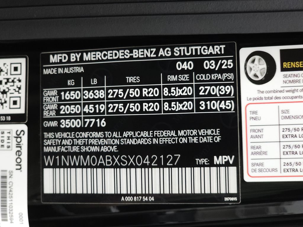 Certified 2025 Mercedes-Benz G 580 w/ EQ Technology image 36