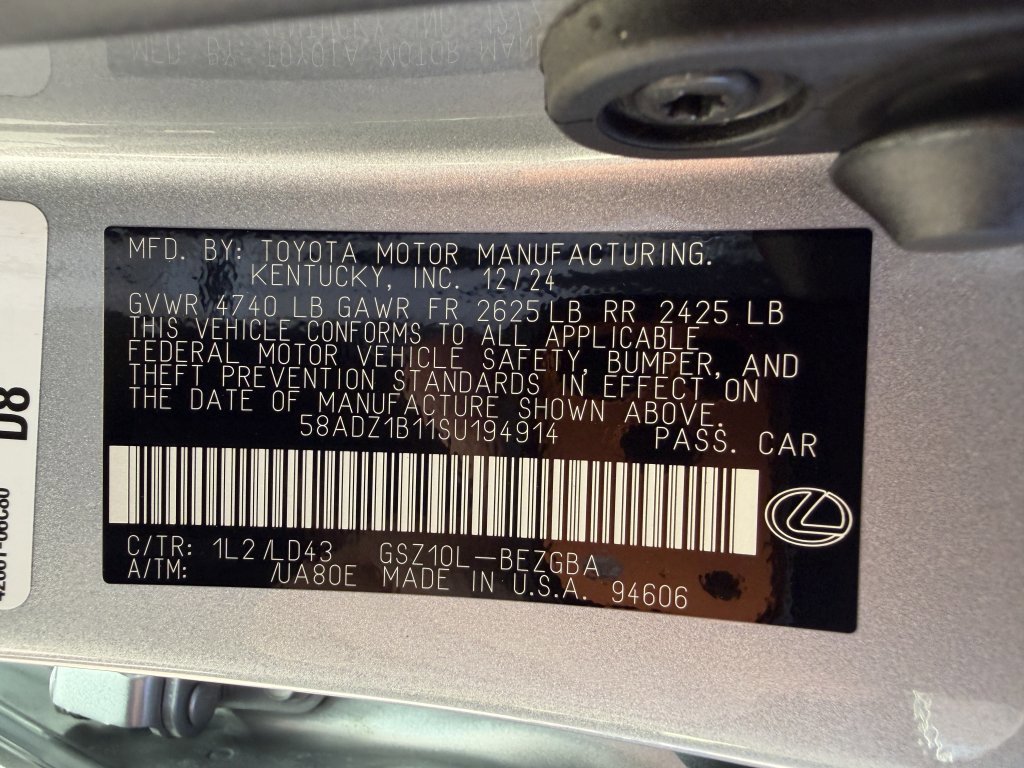 Used 2025 Lexus ES 350 w/ Premium Package image 46