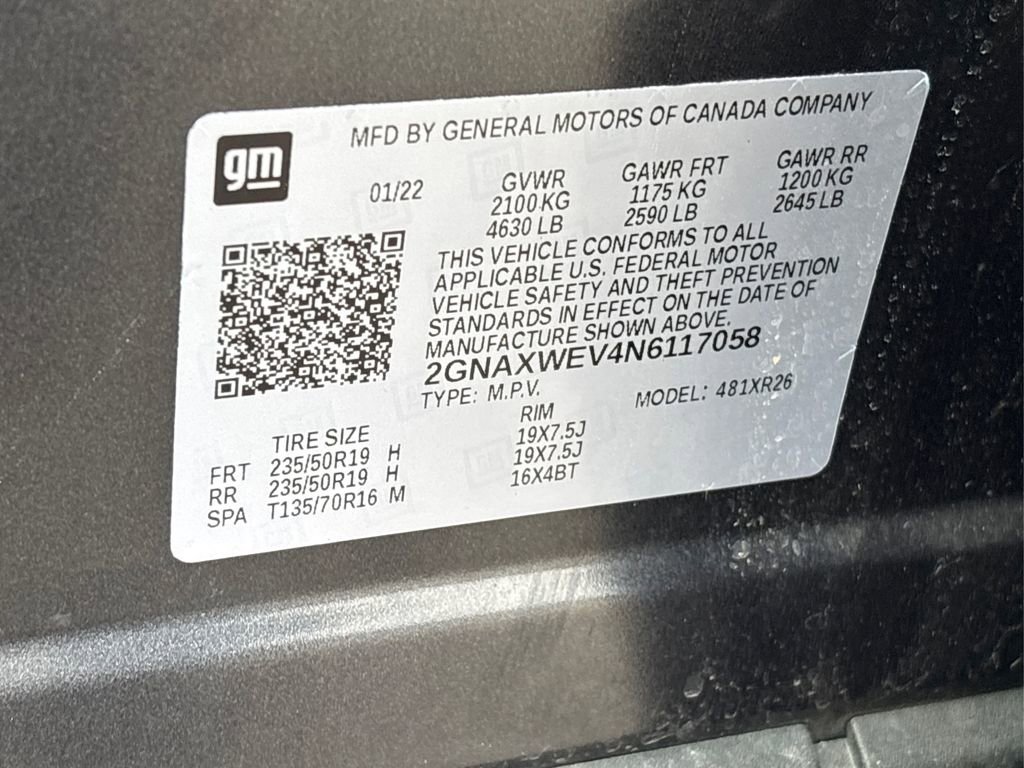 Used 2022 Chevrolet Equinox RS image 17