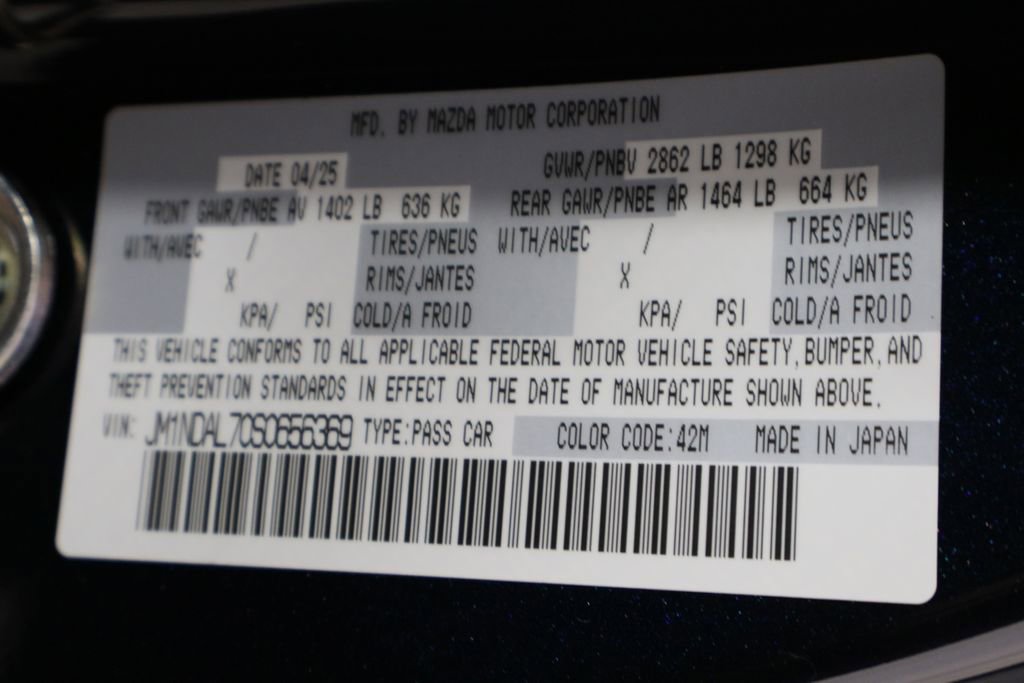 Used 2025 MAZDA MX-5 Miata RF Club image 33