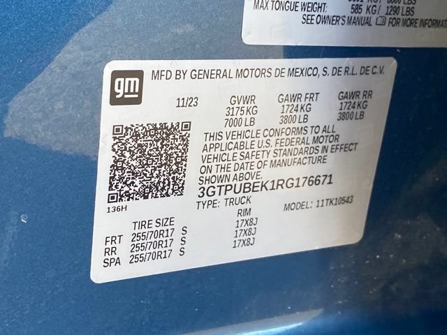 Certified 2024 GMC Sierra 1500 SLE AWD/4WD image 22