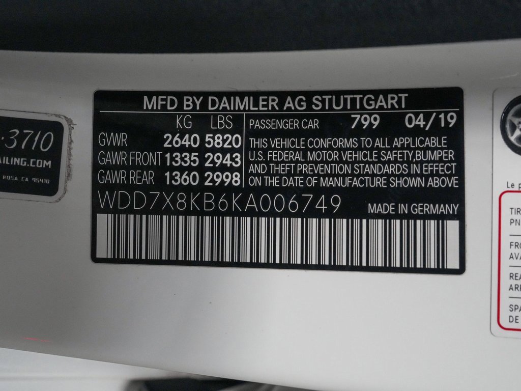 Used 2019 Mercedes-Benz AMG GT 63 S image 15