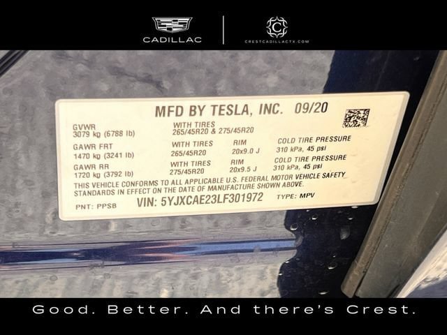 Used 2020 Tesla Model X Long Range AWD/4WD image 25